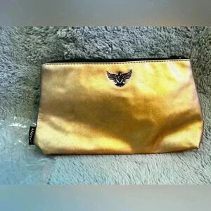 NWT Apatchy London large makeup bag with patches